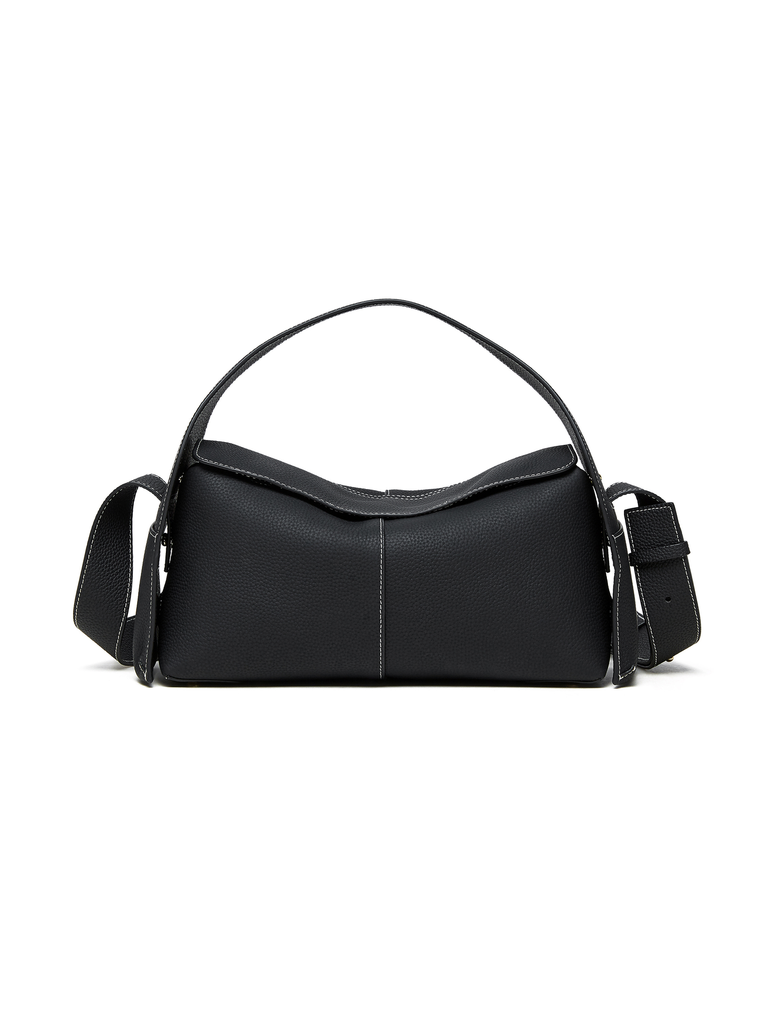 COCO BLACK TOP GRAINE LEATHER