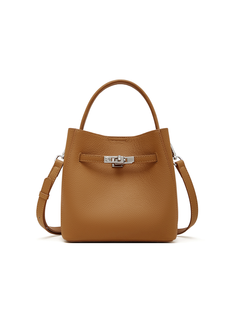 FEMI BROWN TOP GRAINE LEATHER