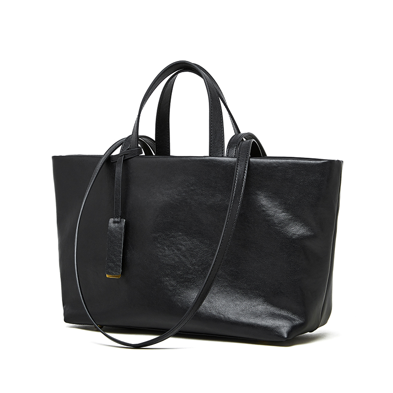 MADELAINE BLACK TOP GRAINE LEATHER