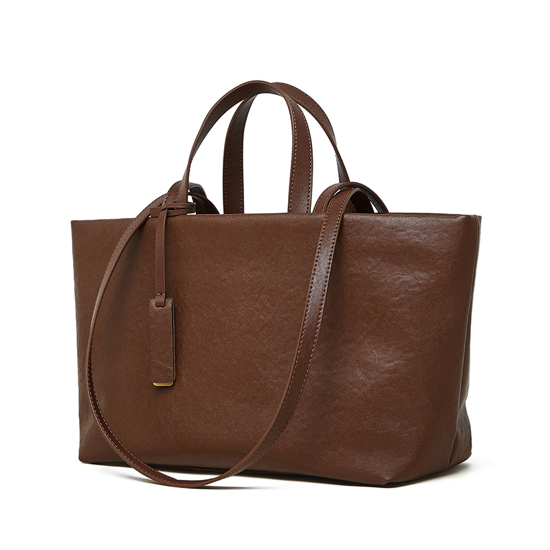 MADELAINE BROWN TOP GRAINE LEATHER