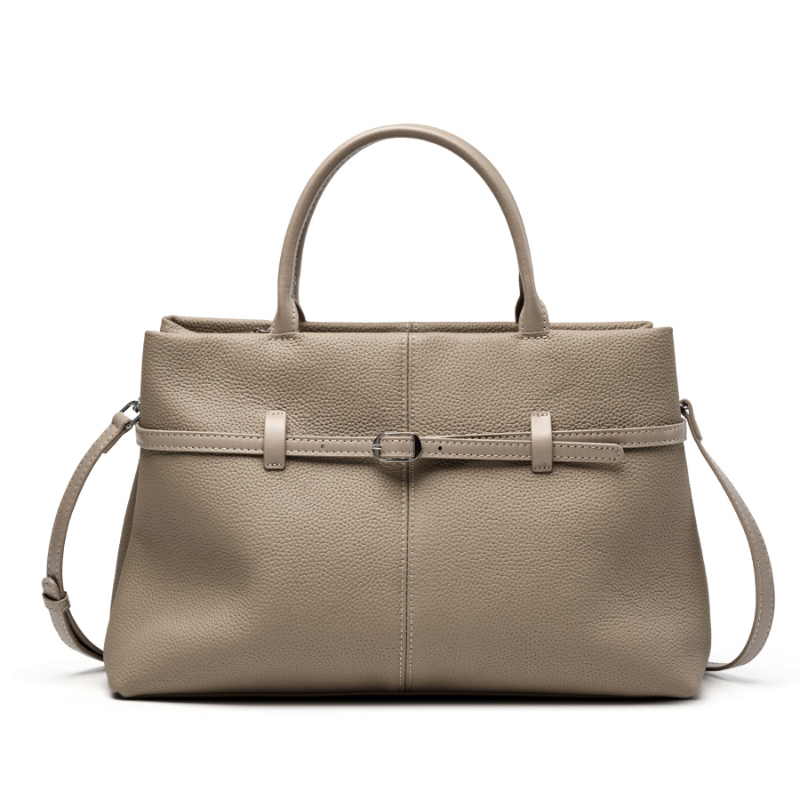 MARIE ELEPHANT GRAY TOP GRAINE LEATHER